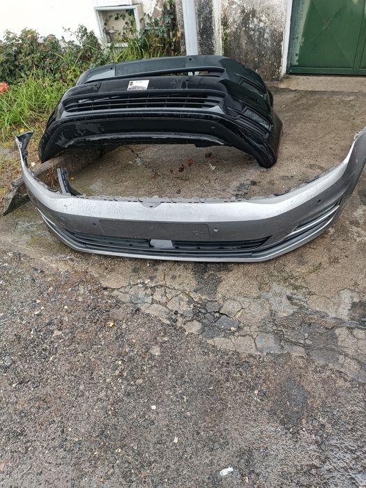 Parachoque de Golf 7 originais com farol de nevoeiro e grelhas