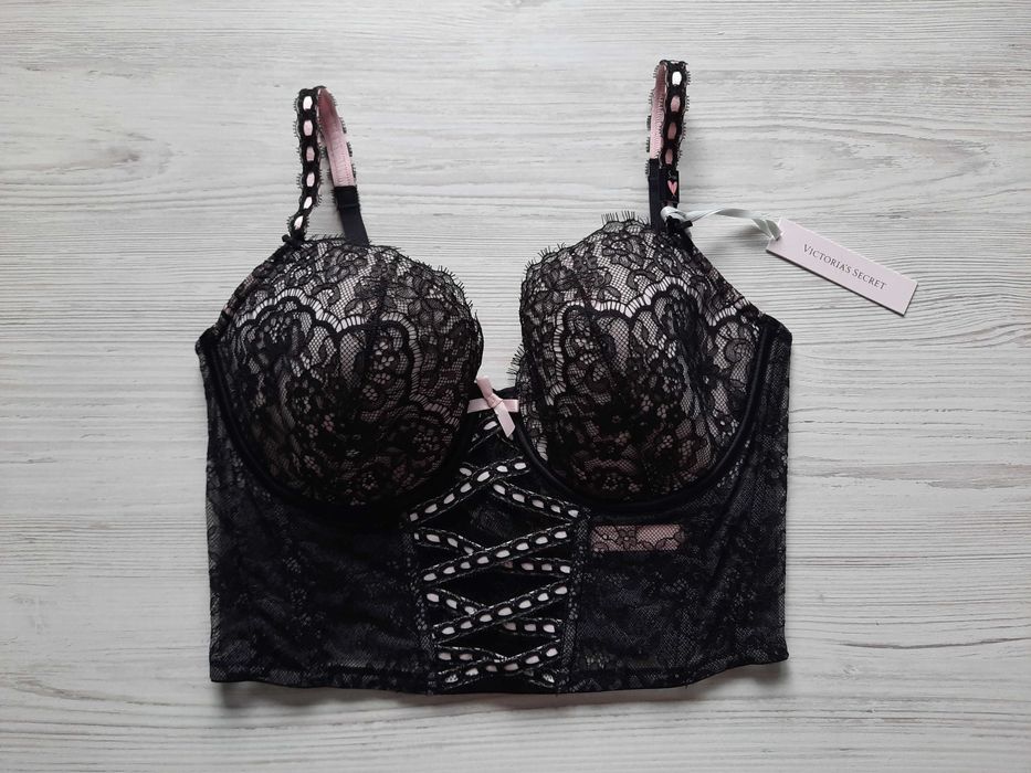 Комплект белья стразы с камнями Victoria's secret трусики бюстгальтер синий черный портупея бюстье корсет анжелика бандо стразы трусики бразилианы