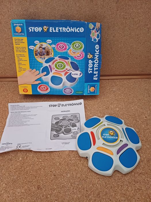 Stop jogo eletrónico. Concentra