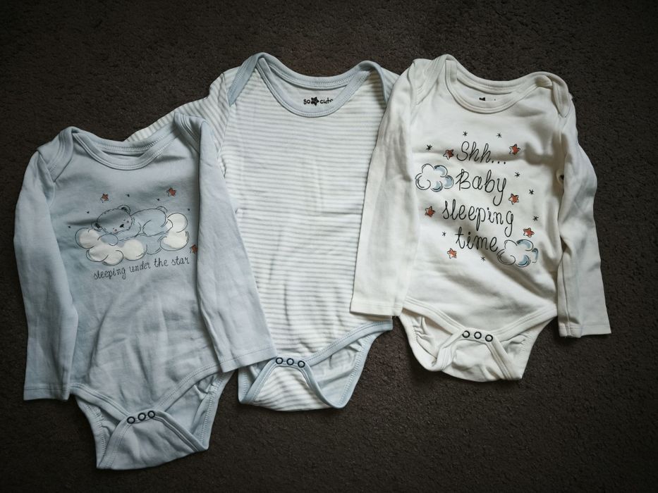 Комплект боді з 3х шт.  із довгим рукавчиком Pepco