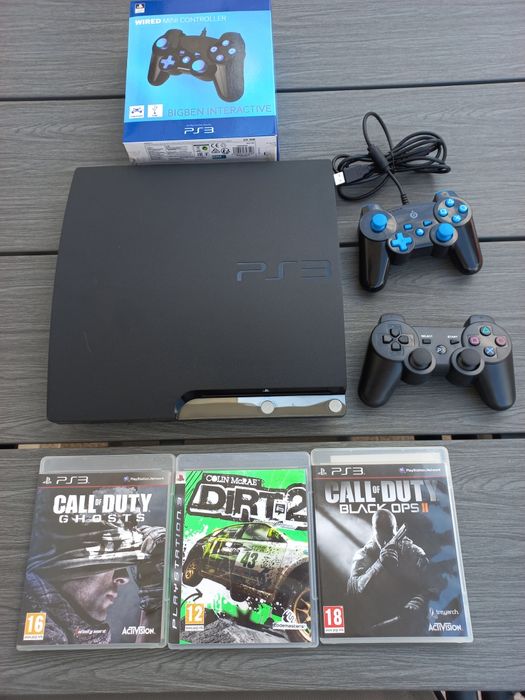 Ps3 slim com jogos