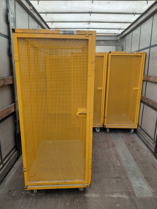 Wózek duży kurierski siatkowy transportowy magazynowy