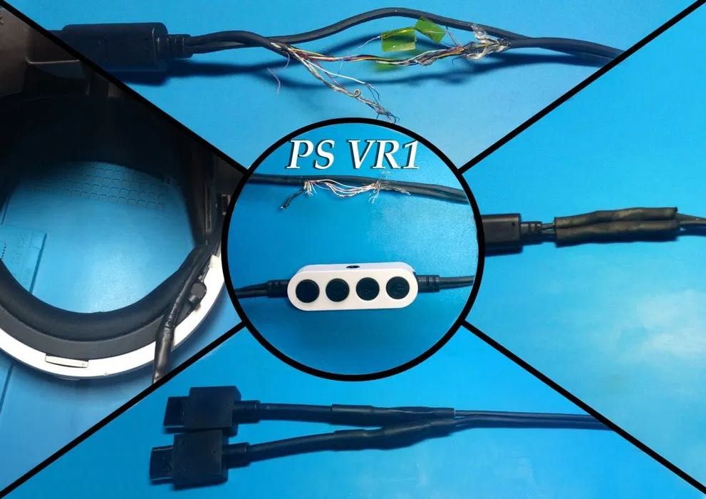 Ремонт кабеля #5 Sony ps vr v1,v2 HTC VIVE, VALVE INDEX, OCULUS RIFT,
