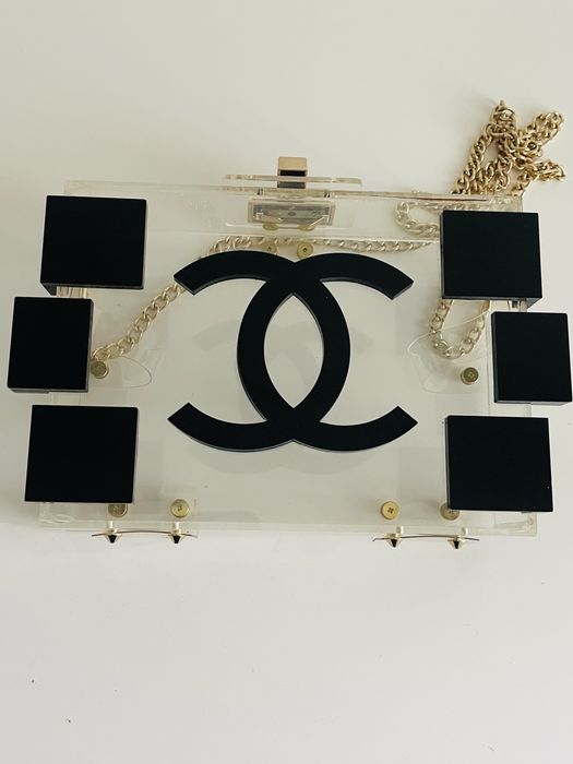 Стильна прозора сумка Chanel Lego