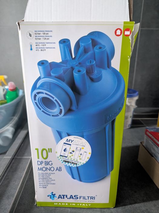 Магістральний фільтр-колба для води