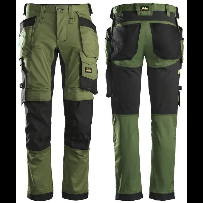 Spodnie robocze Snickers 6241 r.50,52 i 152 Slim elastyczne