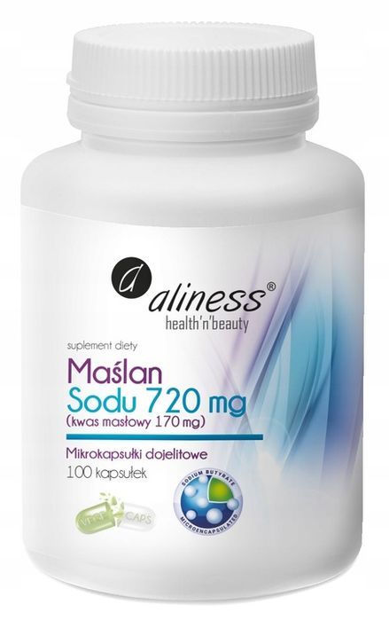 suplement diety aliness maślan sodu 720 mg 100 kapsułek