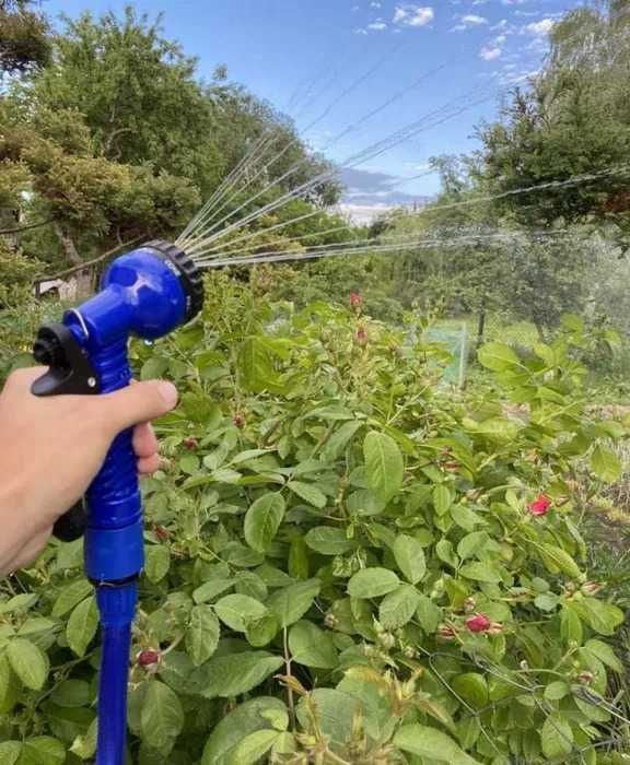 Шланг садовый для полива с распылителем‼️Оригинал ‼️3️⃣х слойный