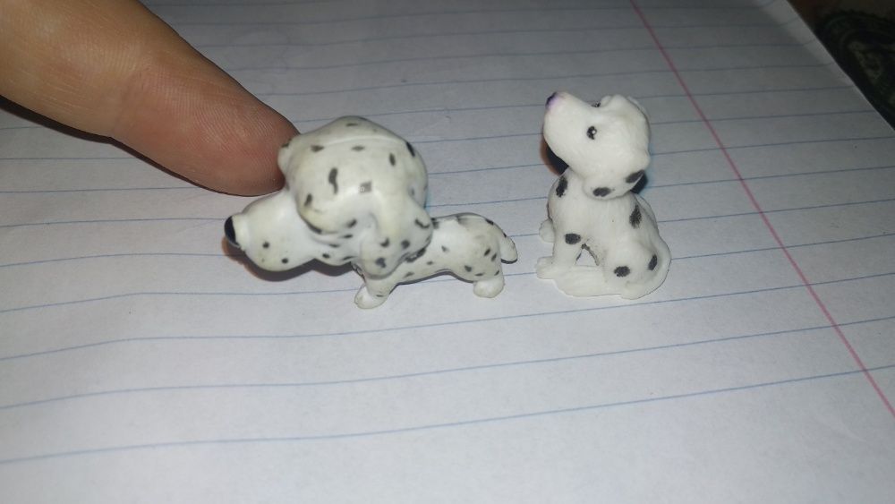 2шт игрушка собака долматин доматинец пес щенок большая голова щеночек