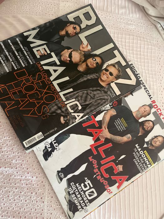 Revistas Blitz edições Metallica