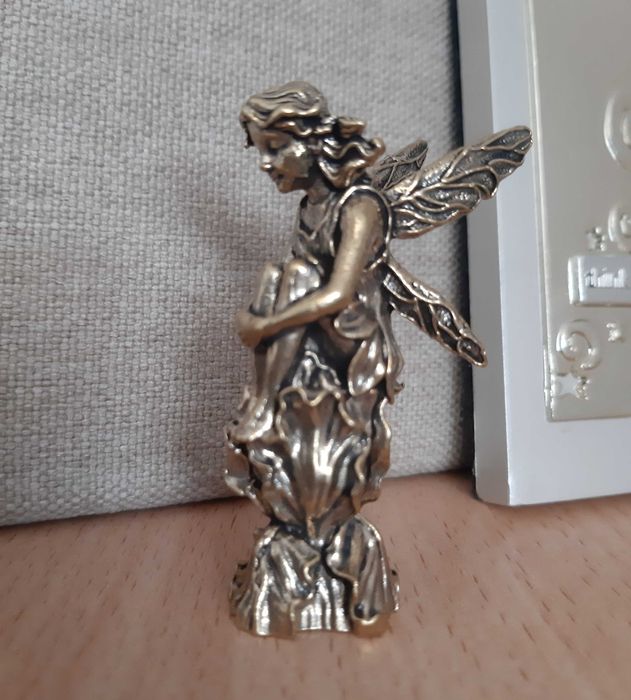 Figurka z mosiądzu  Anioł wróżka nowa prezent