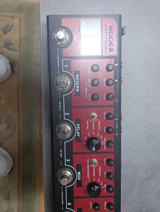 mooer red truck pedal