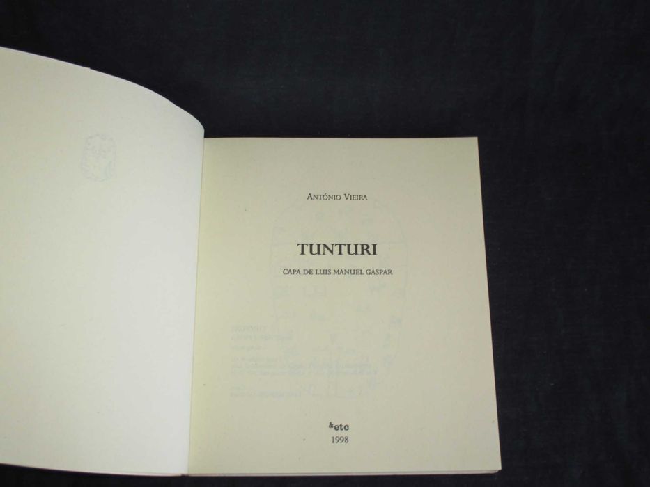Livro Tunturi António Vieira &etc