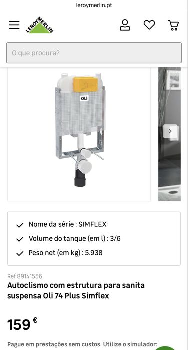 Oli Autoclismo  suspenso interior