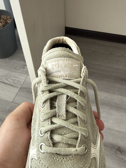 Кросівки Prada Linea Rossa Suede Trainers