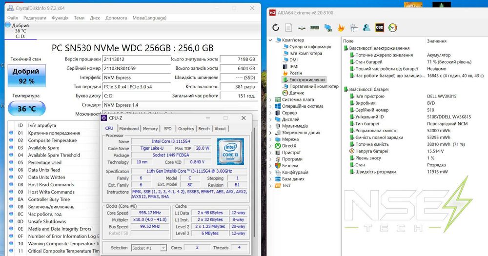 Dell  3420 14" FHD I3-1115G4 DDR4 8gb SSD 256gb Latidude Гарантія 3 місяці! Лазерне гравіювання