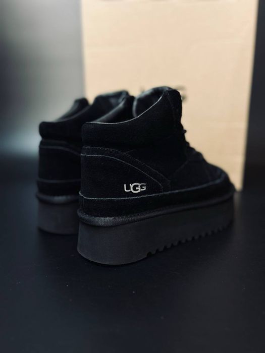 Купить угги черные / замшевые Ugg Lowmel Australia натуральная овчина