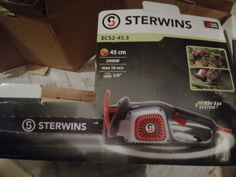 Motosserra elétrica, 2.400 W da STERWINS Ecs2-45.3 (Novo)