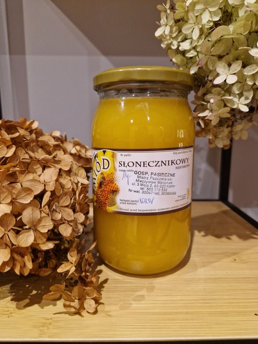 Miód naturalny 2025r 1kg Polskie miody prosto z pasieki