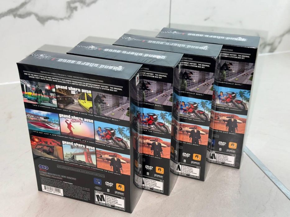 Запаковані  Grand Theft Auto GTA Trilogy 2006 Playstation 2 РІДКІСТЬ
