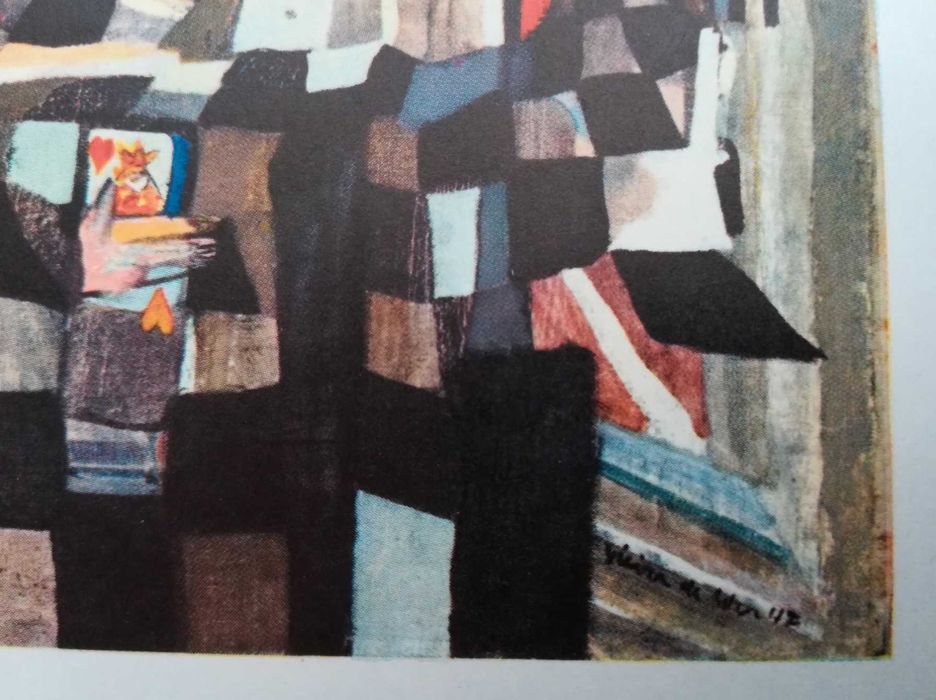 Fotogravura Maria Helena Vieira Da Silva (1908-1992) - Les Jouers de Cartes/Os Jogadores de Cartas