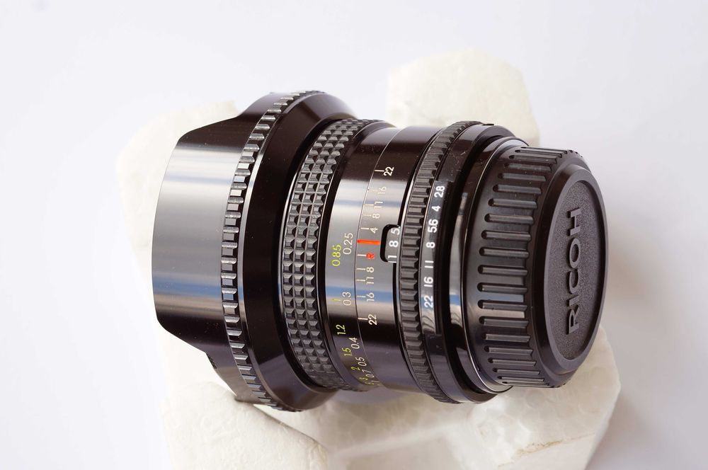 Ricoh XR Rikenon 18 /2.8 bagnet PK piękny do NEX FX MFT