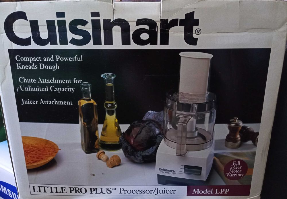 Cuisinart Little Pro Plus kupiony w USA robot kuchenny 110V – komplet, mało używany