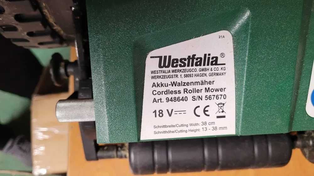 kosiarka bębnowa akumulatorowa westfalia