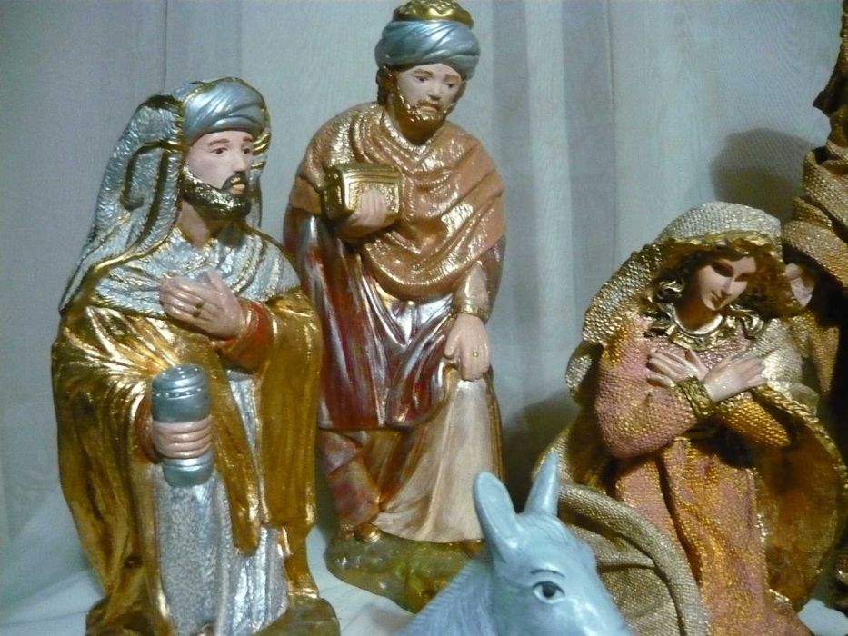 Presépio completo - 10 peças. 30cm