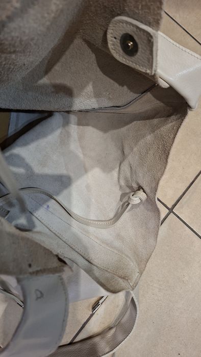 Torba worek skóra prawdziwa miękka wymiary na zdjęciach