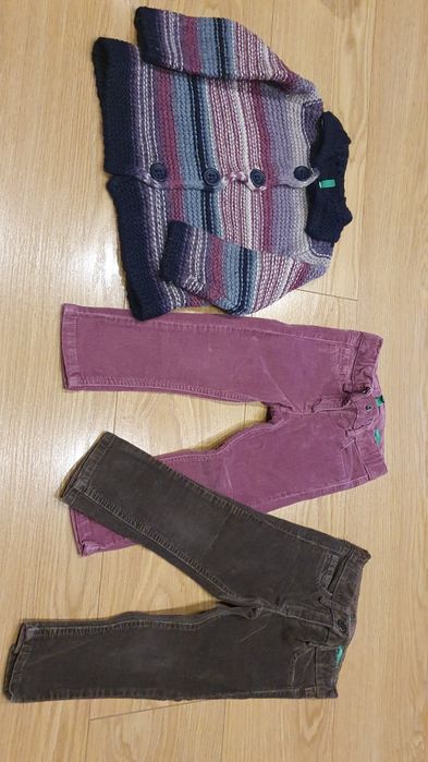 Pack casaco + 2 calças Benetton - 18/24 meses