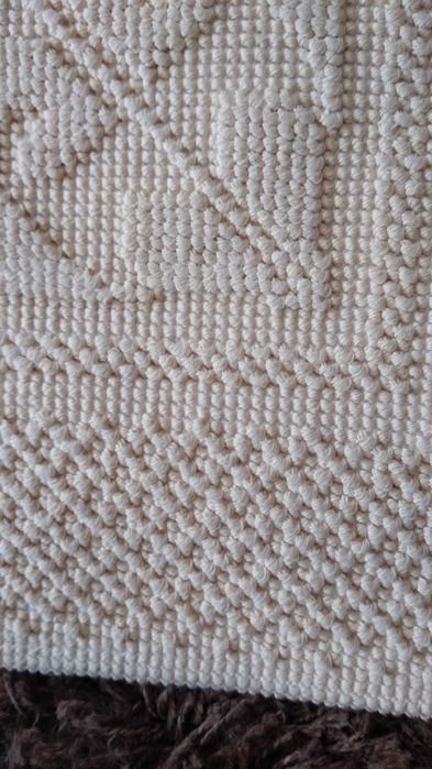 Tapetes cor cru em algodão