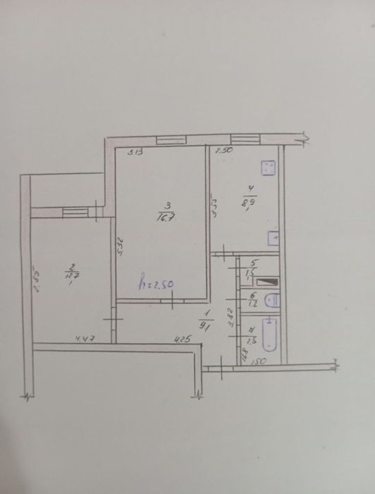 2 кімнатна Індійський 31000$