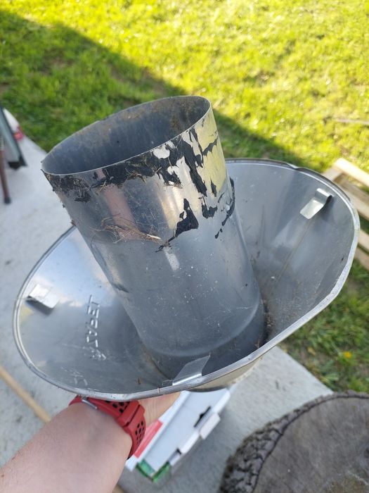 Komin nierdzewka Stożek osłonowy na komin firma Zapel - zakończenie ko