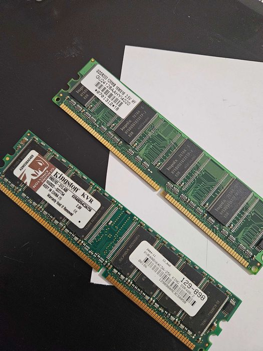 Pamiec ram 128 mb i 256 kingston ddr4 i ddr3