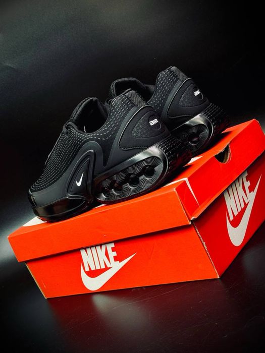 Чоловічі Nike Air Max Dn Triple Black • кромовки найк 43 розмір • чорні лєтні красовки найк • Найки гелеві