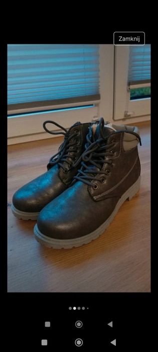 Fajne buty za kostkę, rozmiar 41