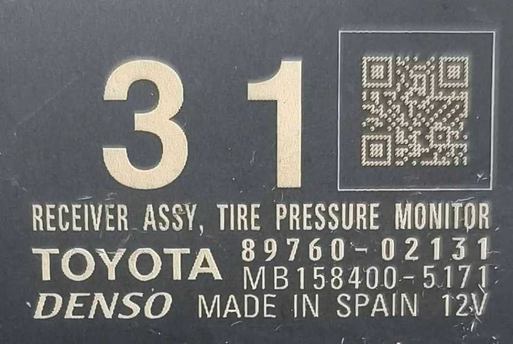 Módulo Eletrónico 89760-02131 - TOYOTA AURIS
