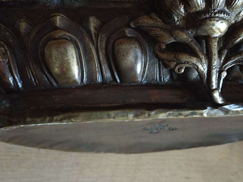 Figura Bogini BIAŁA TARA stara zabytkowa ręcznie robiona