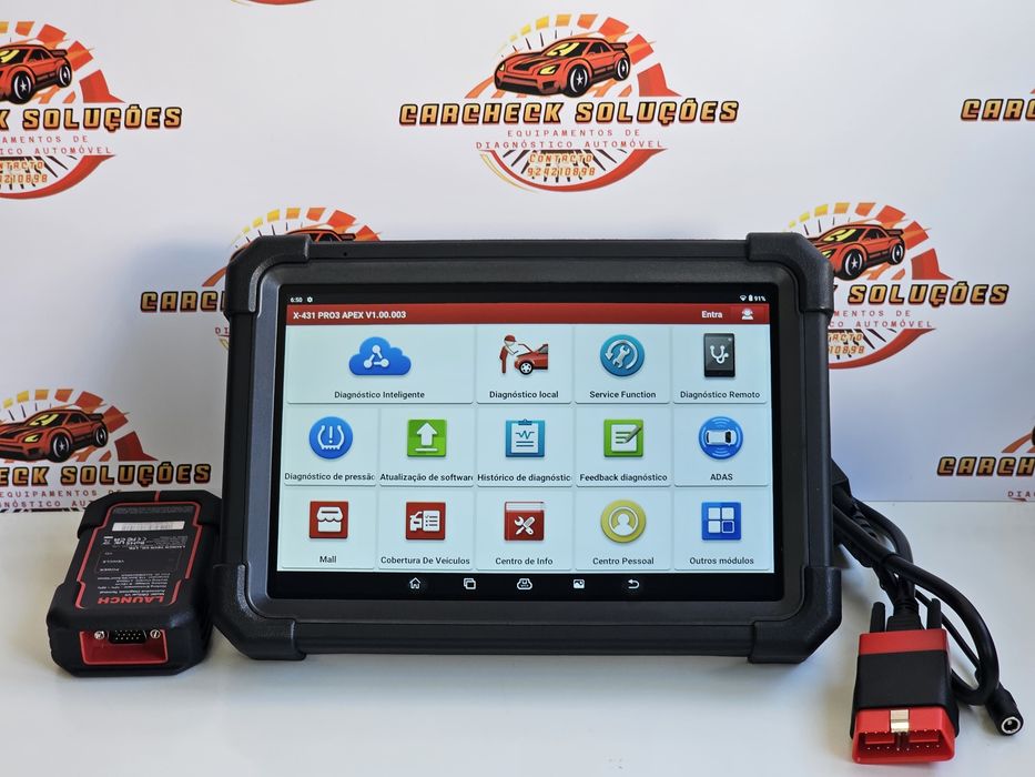 Launch X431 PRO3 APEX EV – Versão com KIT Elétricos