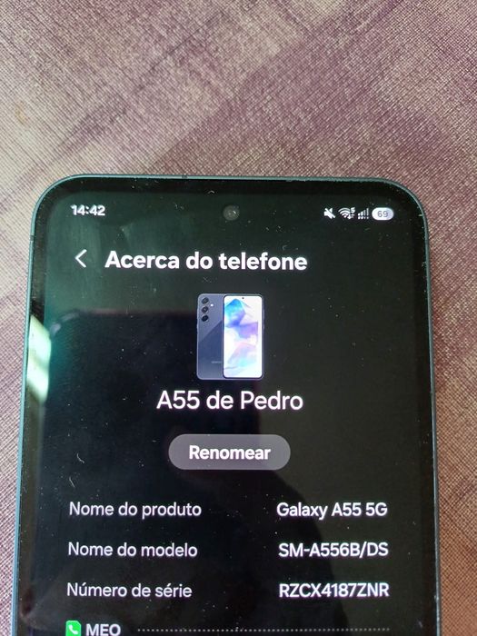 Samsung A55 como novo
