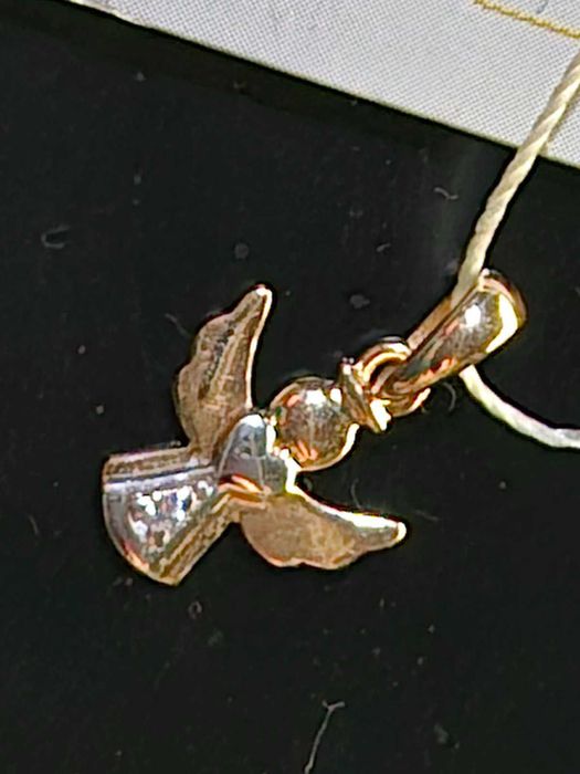 Підвіс, кулон янгол, ангел Укрзолото (нове), заводська бірка.