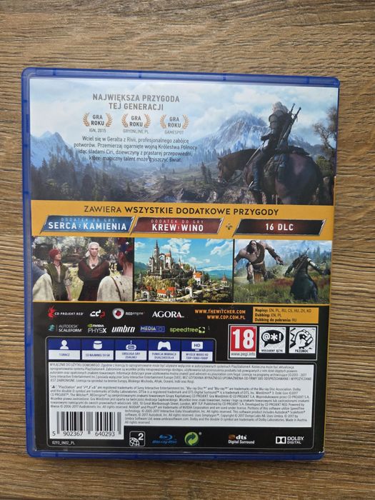 Wiedźmin 3 PL DLC  PS4