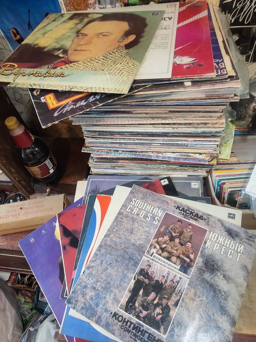 Виниловые пластинки 110шт  одним лотом