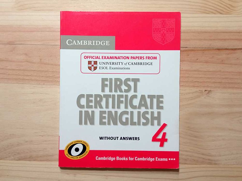 Livro First Certificate In English 4 - Cambridge