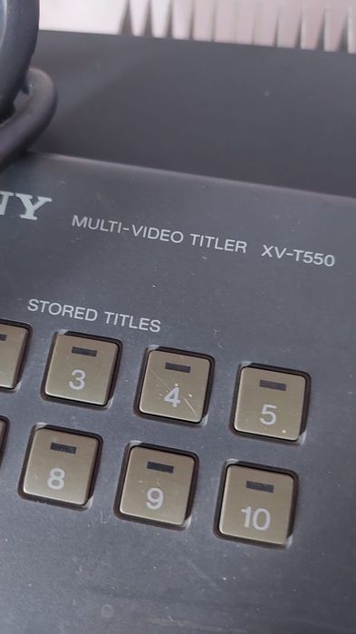Equipamento de Edição Sony Video Multi - Vídeo