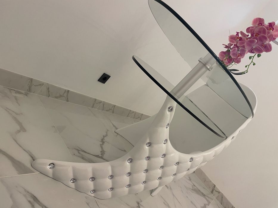 Móvel de Receção Design – Modelo Crystal – Estilo Luxo