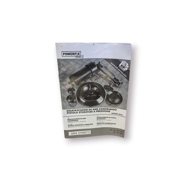 Powerfix Profi – Desentupidor de Ar Comprimido – 6 Peças – IAN 298875