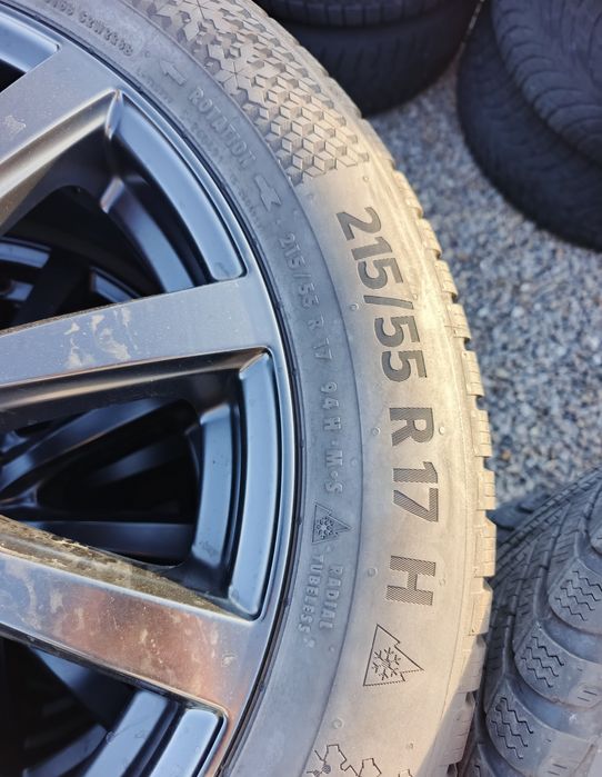 Felgi fiat 500X + opony 215/55 R17 oryginalne 2025 rok