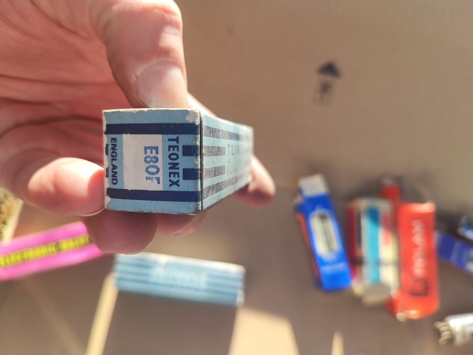 Kolekcja lamp elektronowych | E80F, EZ80, 6P45S, 1T4T | NOS i używane